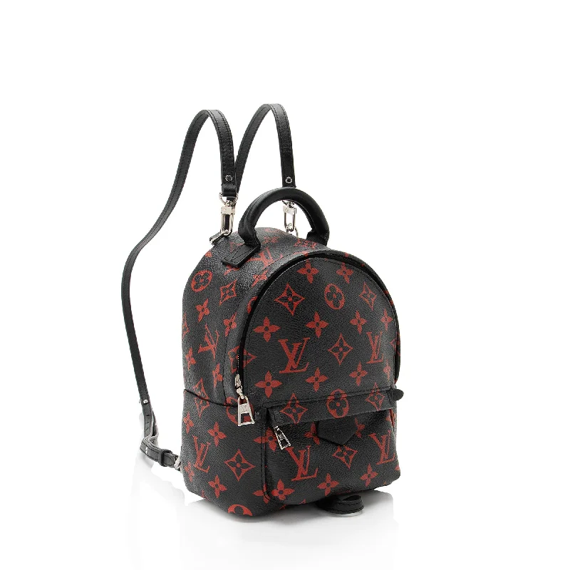 Louis Vuitton bags with a chain - link trim and a leather body for a modern edgeLouis Vuitton Limited Edition Monogram Infrarouge Palm Springs Mini Backpack (UuoXj7)