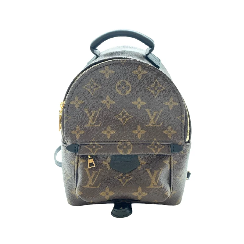 Louis Vuitton bags with a chain - link trim and a leather body for a modern edgeBackpack Luxury Designer By Louis Vuitton  Size: Small