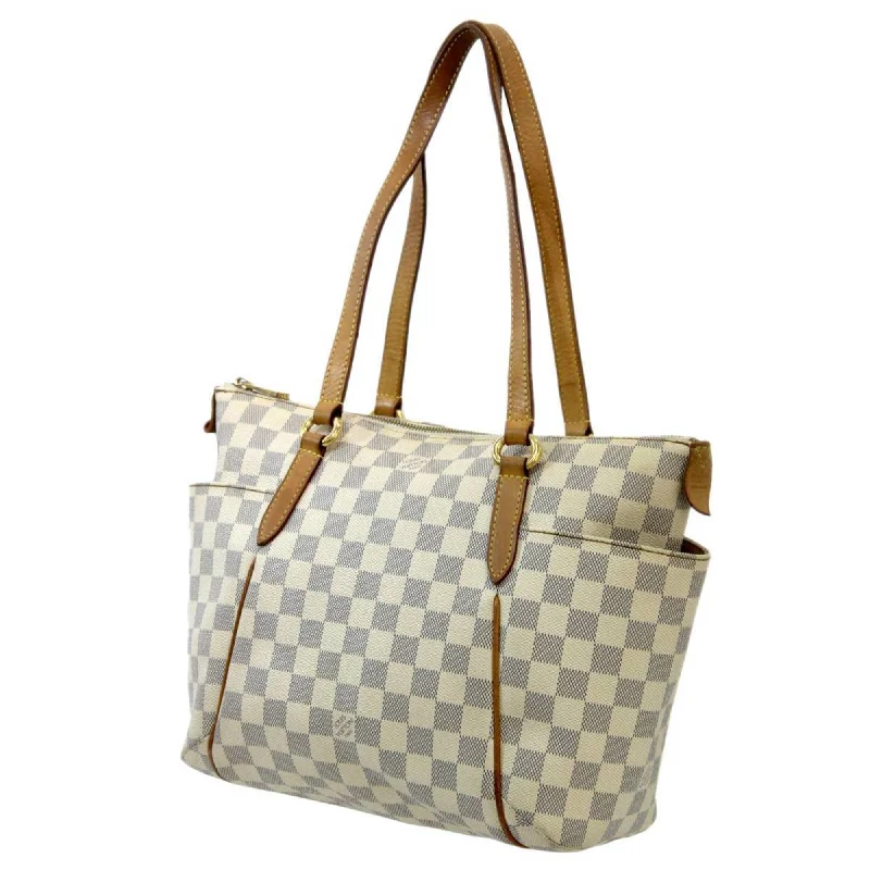 Louis Vuitton bags with a chain - link trim and a leather body for a modern edgeLOUIS VUITTON / Louis Vuitton Totally PM Tote Bag Damier Azul N41280 FL3150