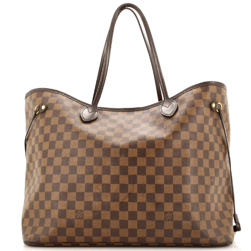 Luxury Christian Dior crossbody bags with a chain - link strapNeverfull Tote Damier GM