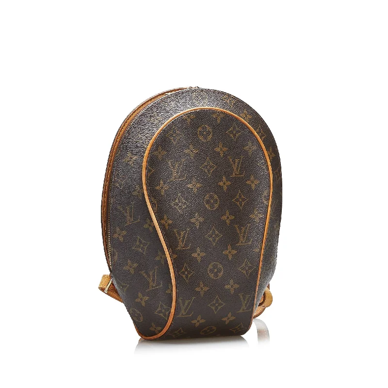 Louis Vuitton bags with a chain - link trim and a leather body for a modern edgeLouis Vuitton Ellipse Backpack Monogram Canvas