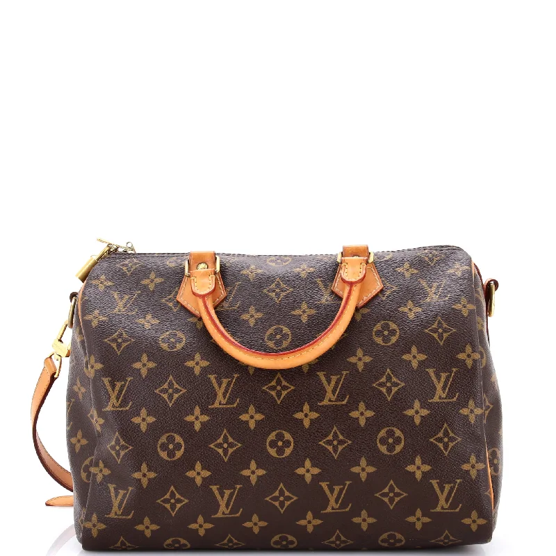 High - fashion Christian Dior bags with a geometric patternSpeedy Bandouliere Bag Monogram Canvas 30