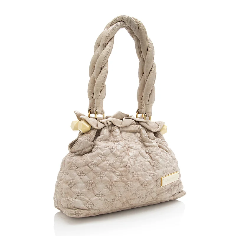 Louis Vuitton bags with a chain - link trim and a leather body for a modern edgeLouis Vuitton Limited Edition Olympe Stratus PM Satchel - FINAL SALE (18116)