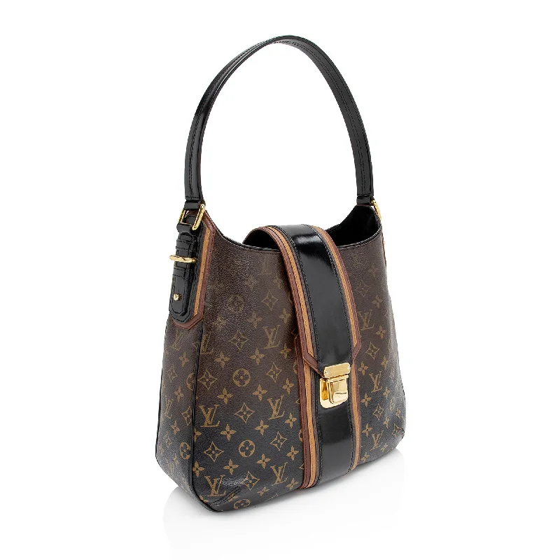 Louis Vuitton bags with a chain - link trim and a leather body for a modern edgeLouis Vuitton Limited Edition Monogram Canvas Mirage Musette Shoulder Bag (fdG5tu)