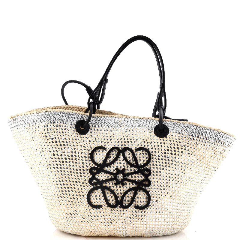 Trendsetting Christian Dior crossbody bags with a colorful strapPaula's Ibiza Anagram Basket Tote Woven Raffia Medium