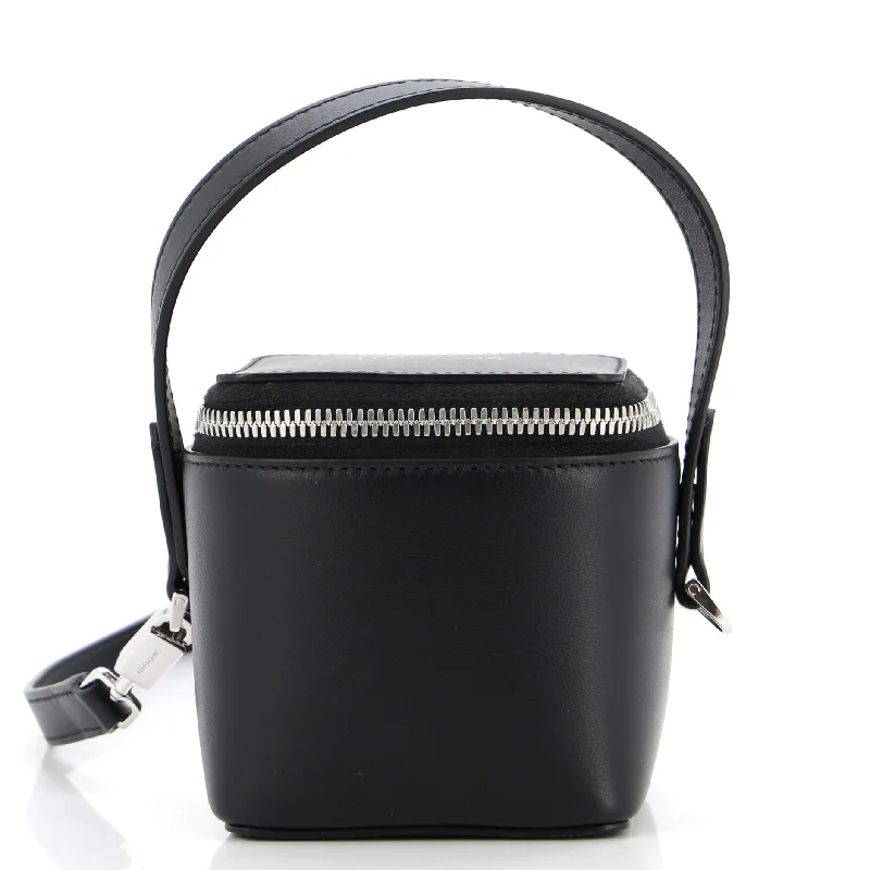 Christian Dior Saddle bags with a patent leather finish for a shiny lookGancicni Top Handle Vanity Case Leather Micro