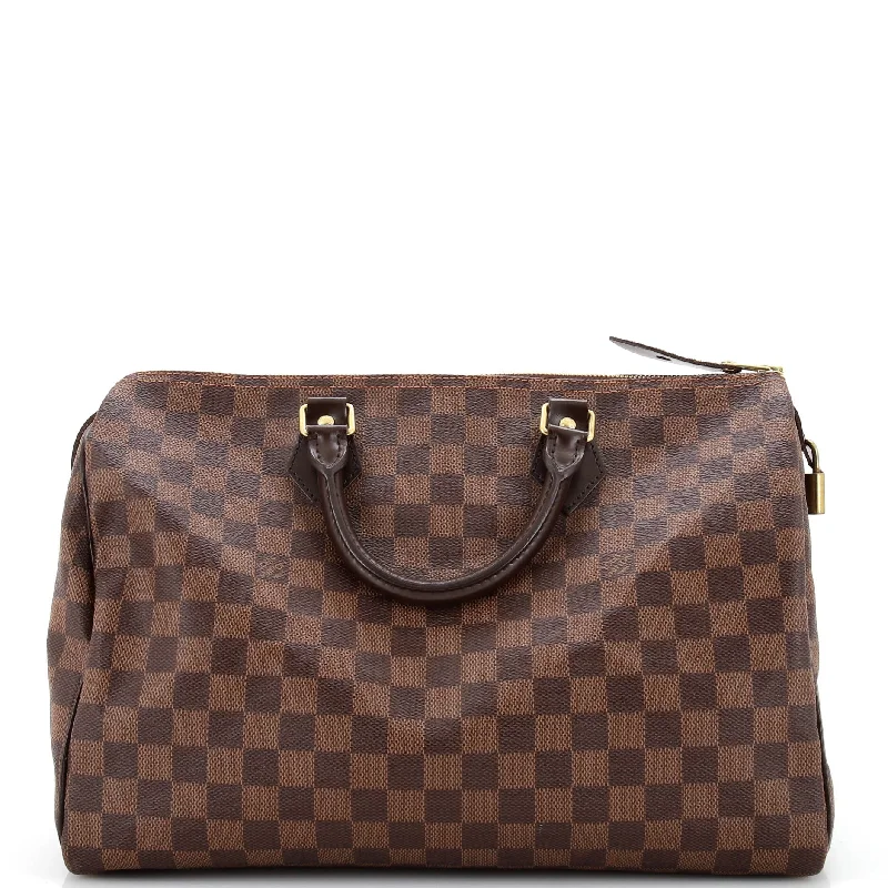 Christian Dior bags with a quilted pattern and gold - toned hardwareSpeedy Handbag Damier 35