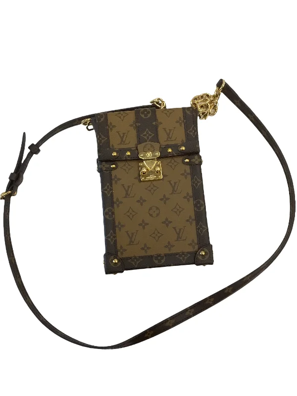 Louis Vuitton bags with a chain - link trim and a leather body for a modern edgeHandbag Designer By Louis Vuitton  Size: Small