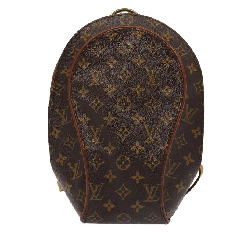 Louis Vuitton bags with a chain - link trim and a leather body for a modern edgeLOUIS VUITTON Ellipse Backpack