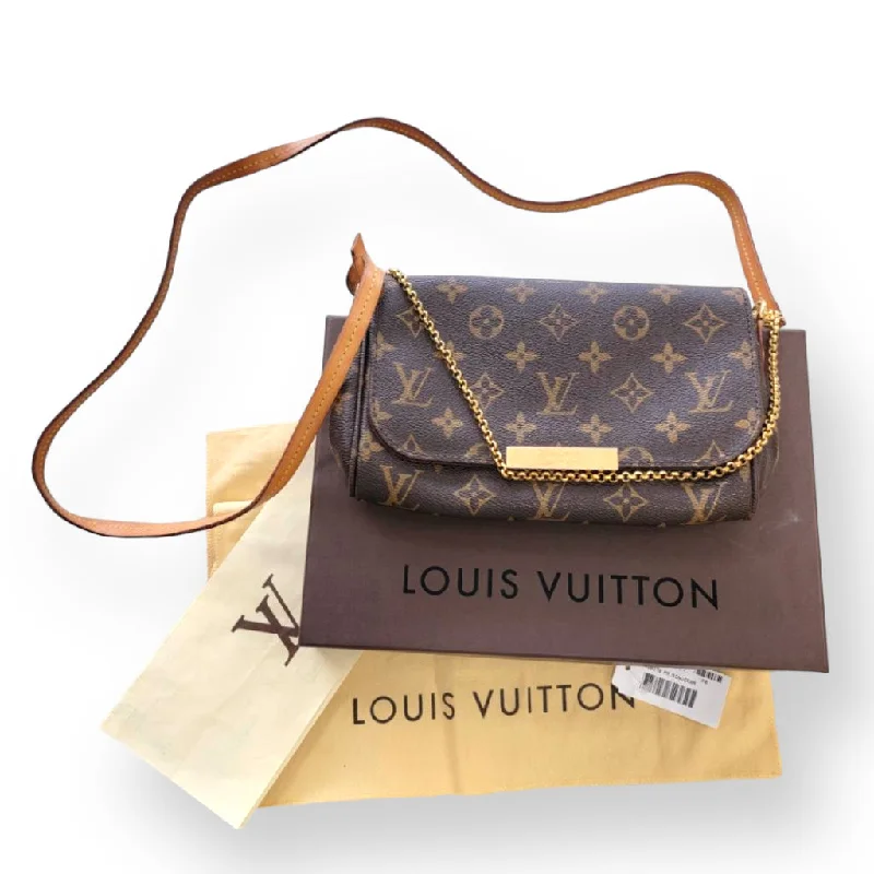 Louis Vuitton bags with a chain - link trim and a leather body for a modern edgeHandbag Luxury Designer By Louis Vuitton  Size: Small