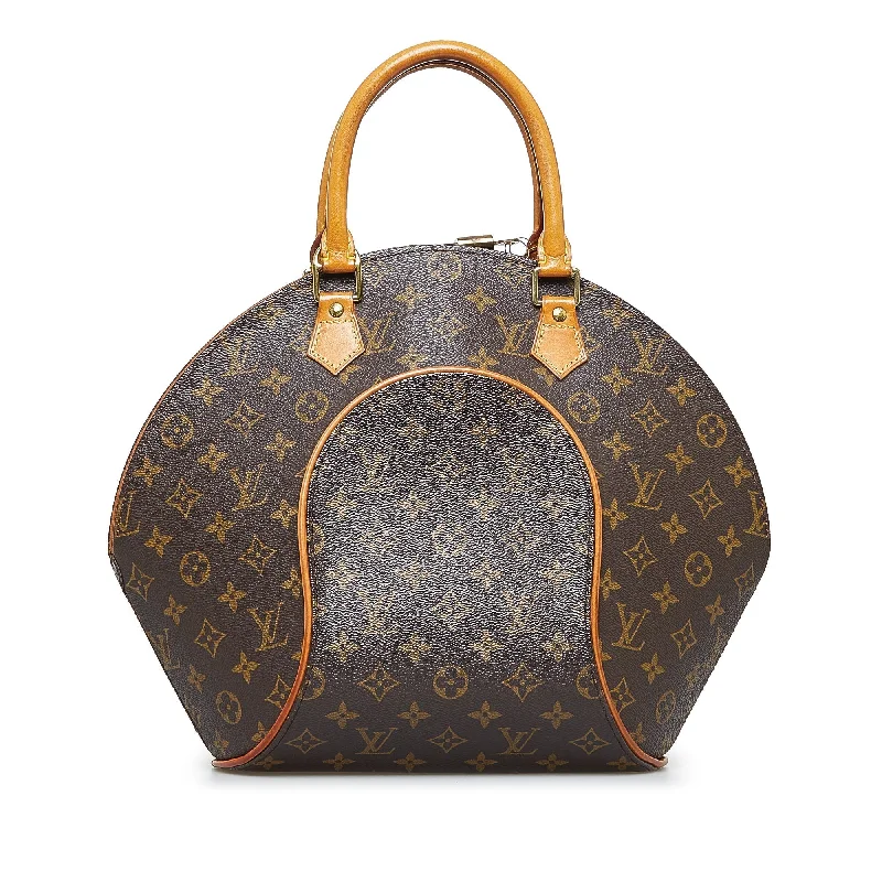 Louis Vuitton bags with a chain - link trim and a leather body for a modern edgeLouis Vuitton Ellipse MM Monogram Canvas