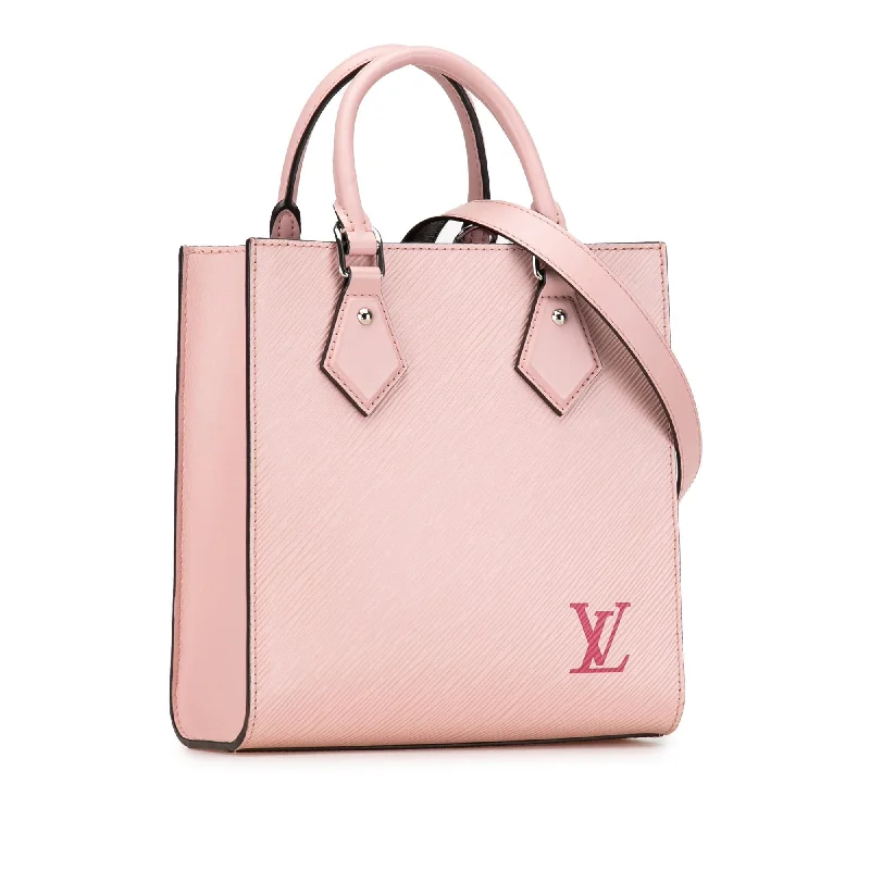 Louis Vuitton bags with a chain - link trim and a leather body for a modern edgeLouis Vuitton Epi Sac Plat BB (3TLBBL)