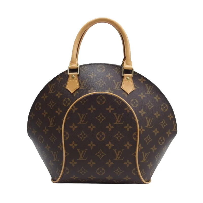 Louis Vuitton bags with a chain - link trim and a leather body for a modern edgeLOUIS VUITTON Ellipse Handbag