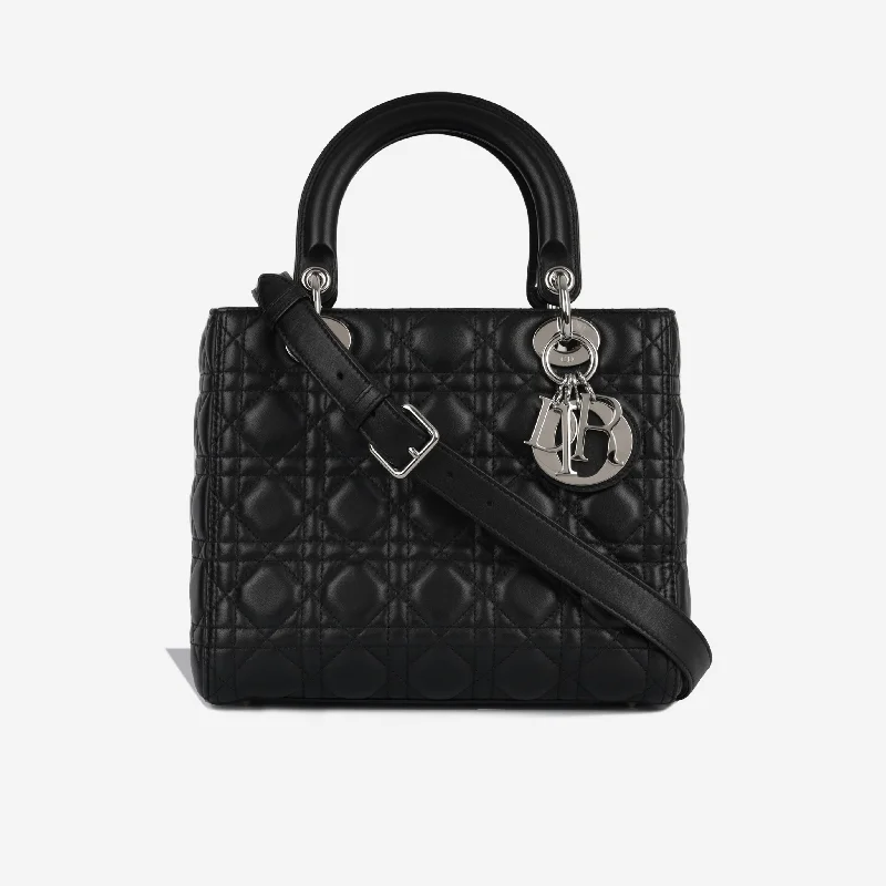 Christian Dior bags with a quilted pattern and gold - toned hardwareMedium Lady Dior