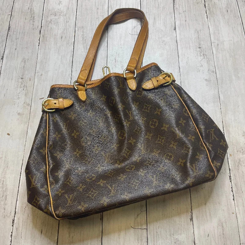 Louis Vuitton bags with a chain - link trim and a leather body for a modern edgeHandbag Luxury Designer By Louis Vuitton  Size: Medium