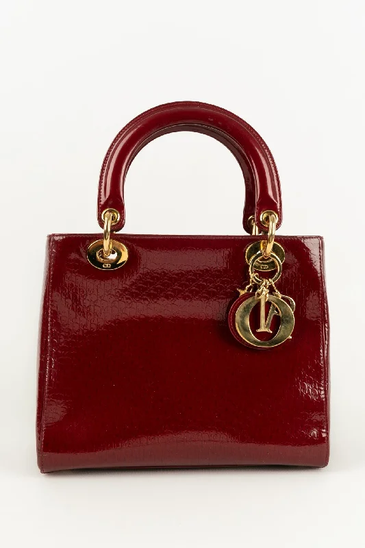 Christian Dior handbags with a detachable mirror for on - the - go touch - upsSac à main Lady Dior