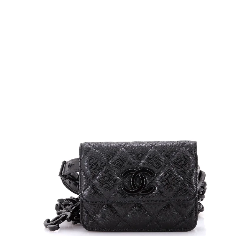 Christian Dior backpacks with a sleek, minimalist silhouetteMy Everything Flap Card Holder Belt Bag Quilted Caviar