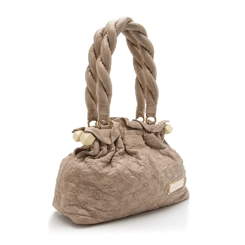 Louis Vuitton bags with a chain - link trim and a leather body for a modern edgeLouis Vuitton Limited Edition Olympe Stratus PM Satchel - FINAL SALE (16921)