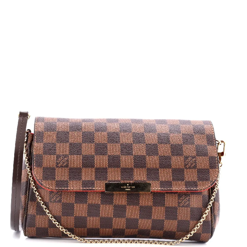 Christian Dior tote bags with a printed Dior logo on the frontFavorite Handbag Damier MM