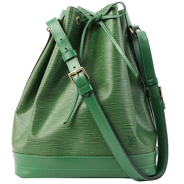 Louis Vuitton bags with a chain - link trim and a leather body for a modern edgeLouis Vuitton 1996 Made Epi Petit Noe Borneo Green