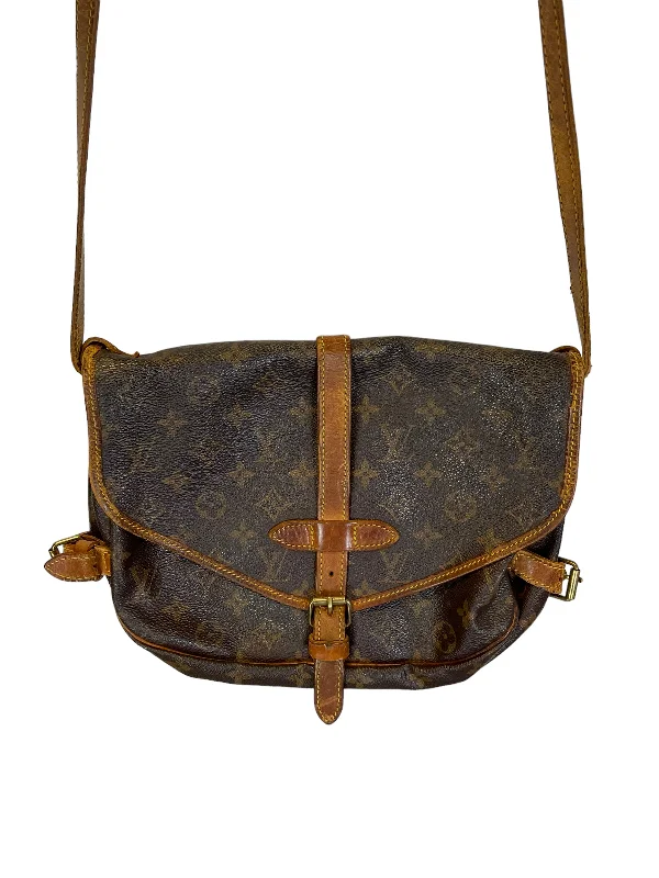 Louis Vuitton bags with a chain - link trim and a leather body for a modern edgeCrossbody Luxury Designer By Louis Vuitton  Size: Medium