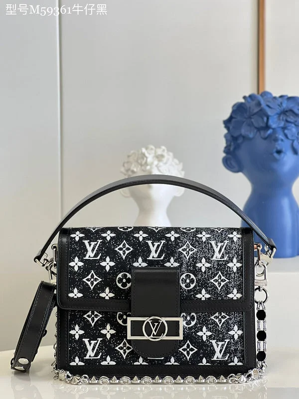 Louis Vuitton bags with a chain - link trim and a leather body for a modern edgeBoldCollect - LOUIS VUITTON BAGS - 1984