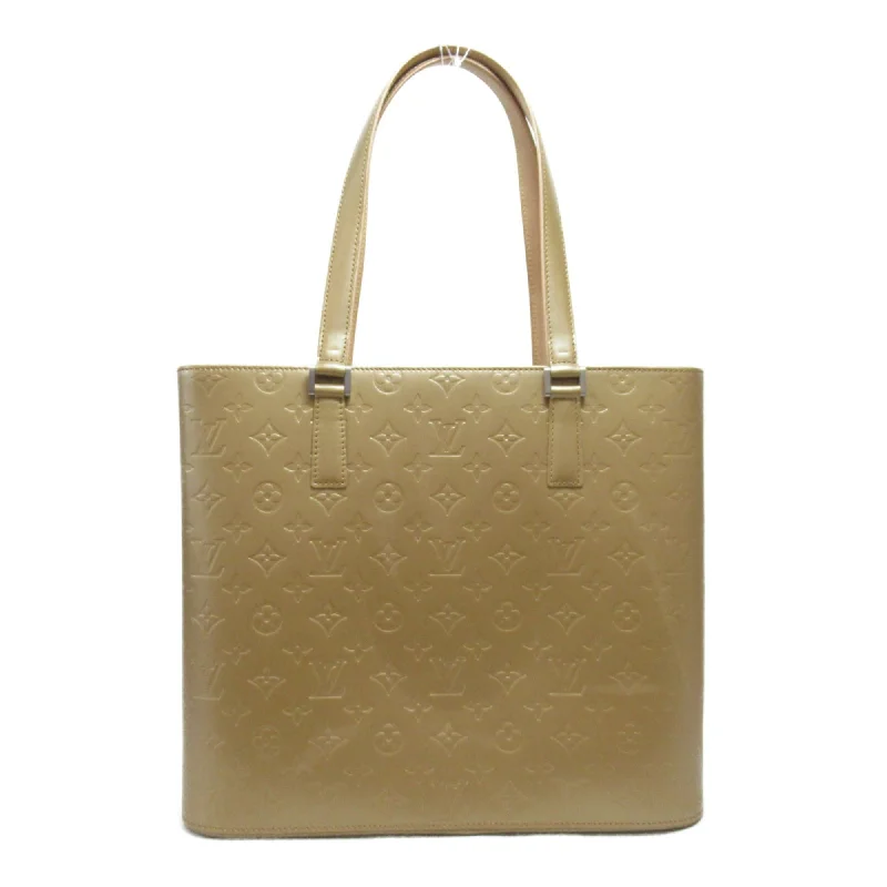 Louis Vuitton bags with a chain - link trim and a leather body for a modern edgeLOUIS VUITTON Wilwood Tote Bag Brown Amble Monogram Matt PVC coated canvas M55107