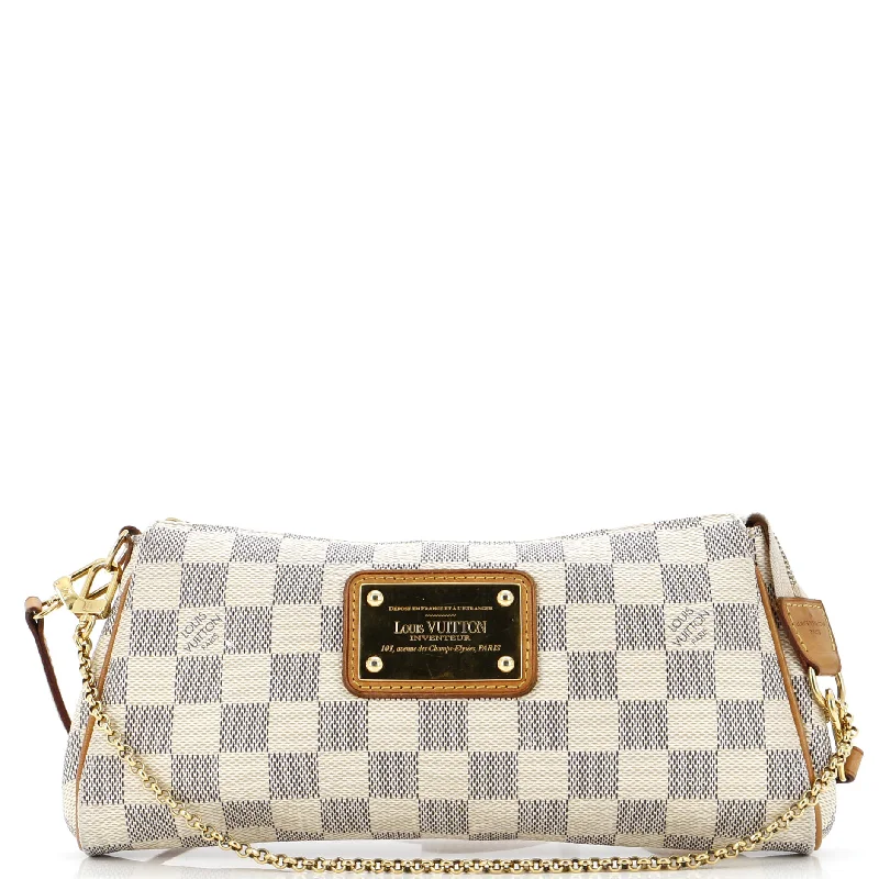 Christian Dior handbags with a removable shoulder strap for versatilityEva Handbag Damier