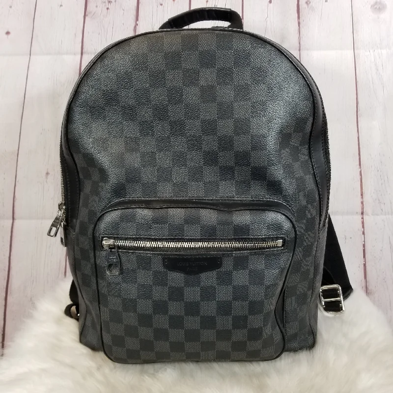 Louis Vuitton bags with a chain - link trim and a leather body for a modern edgeBackpack Designer By Louis Vuitton  Size: Large