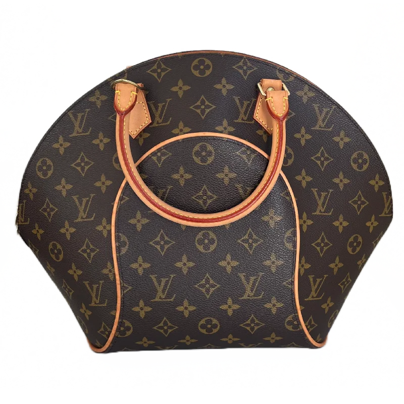 Louis Vuitton bags with a chain - link trim and a leather body for a modern edgeLouis Vuitton Ellipse MM Monogram