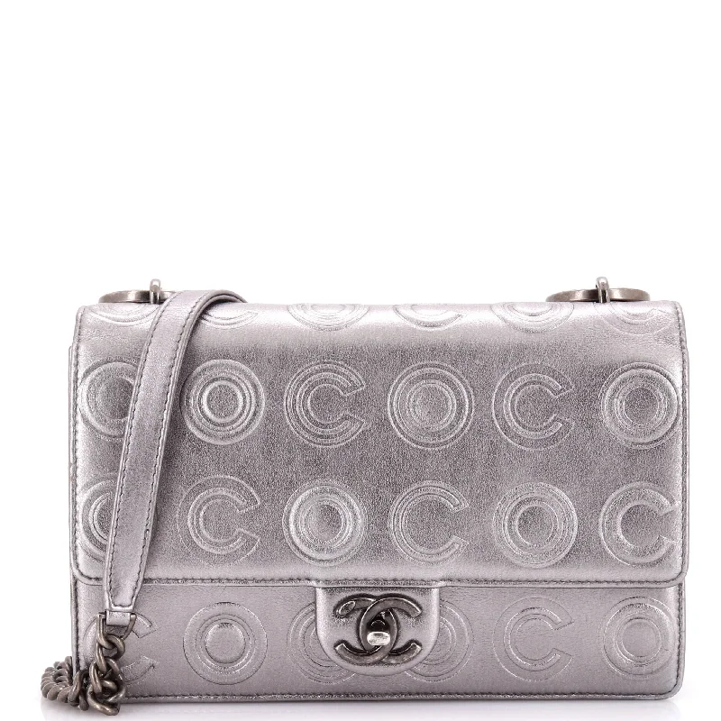 Christian Dior Saddle bags with a studded trim for a bold lookCocoallover Flap Bag Embossed Calfskin Small