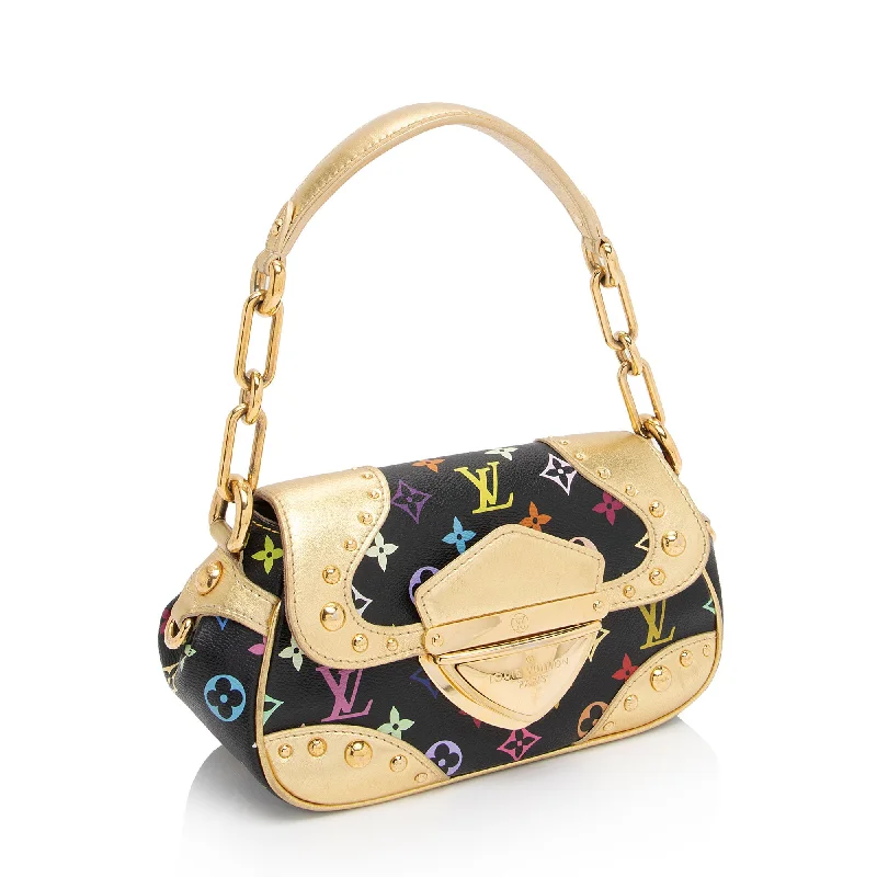 Louis Vuitton bags with a chain - link trim and a leather body for a modern edgeLouis Vuitton Limited Edition Monogram Multicolore Marilyn Shoulder Bag (VBWpED)