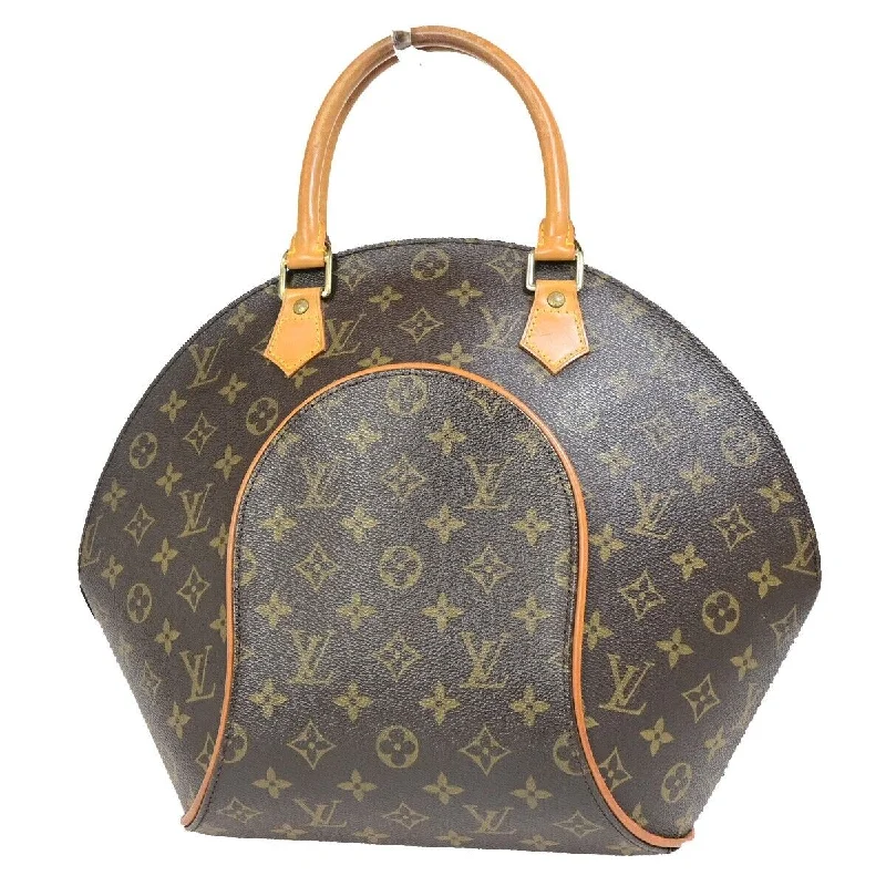 Louis Vuitton bags with a chain - link trim and a leather body for a modern edgeLOUIS VUITTON Ellipse Handbag